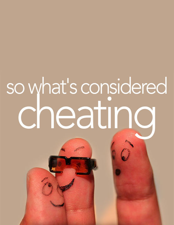 So What's Considered Cheating...: Image.